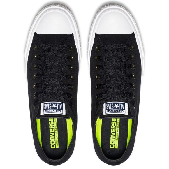 Converse Women's Chuck Taylor II Black Low Top - Picture 1 of 3